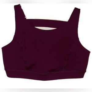 Torrid Active Sports Bra, Gym, Exercise Clothes Burgundy size 1